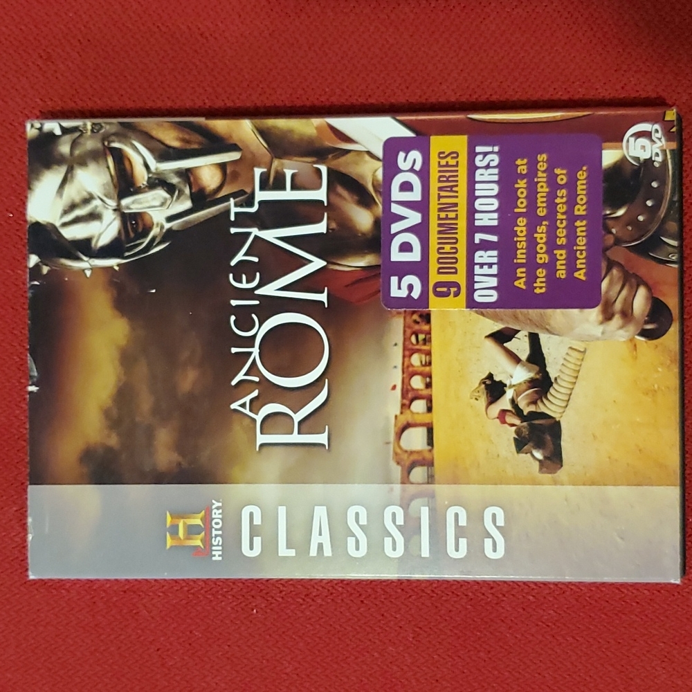 ANCIENT ROME 5 DVDs• and 9 Documentaries History Channel Italy school historical